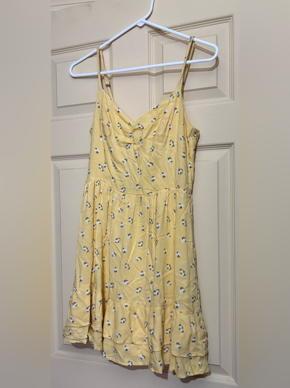 Hollister Yellow Floral Sundress